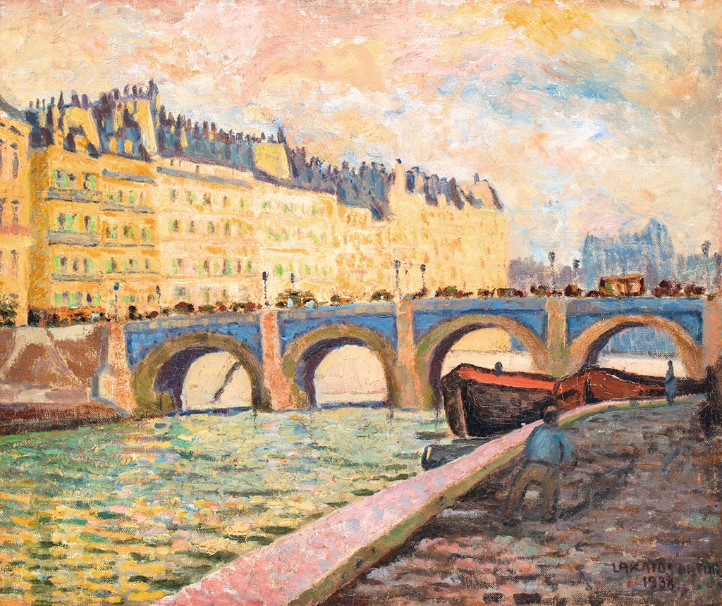 Lakatos Artúr (1880-1968) Pont Neuf in Paris, 1936