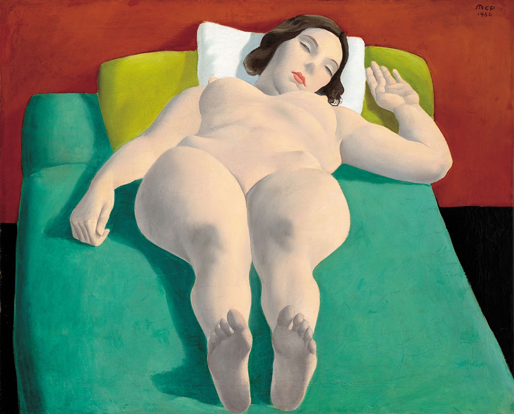 Molnár C. Pál (1894-1981) Lying woman nude, 1930