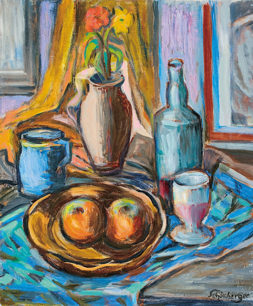Schönberger Armand (1885-1974) Asztali csendélet
