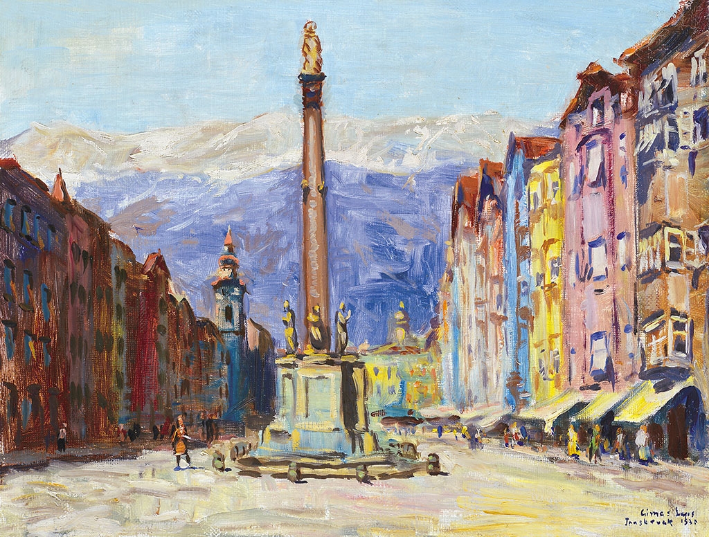 Gimes Lajos (1886-1945) Innsbruck, 1930