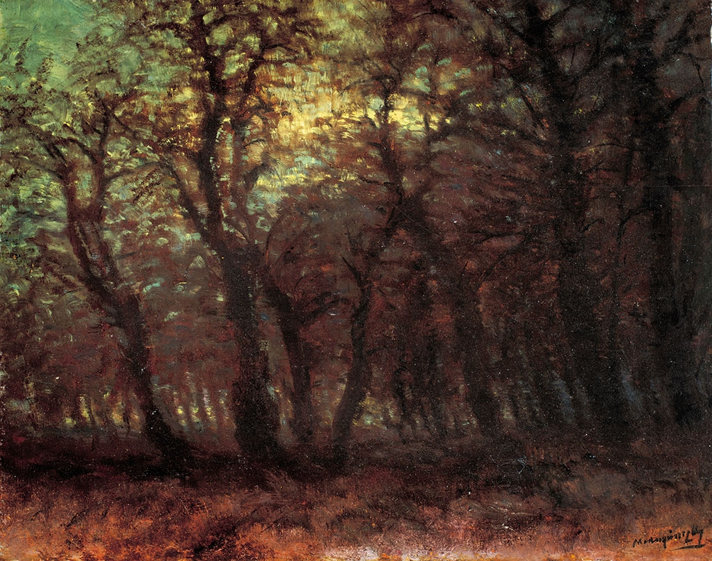 Mednyánszky László (1852-1919) Forest at twilight