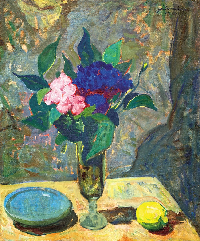 Gábor Móric (1889-1987) Flower still-life, 1959