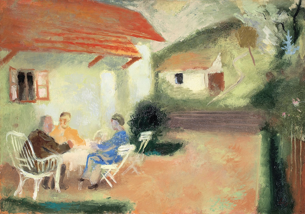 Szőnyi István (1894-1960) Afternoon tea, c. 1936