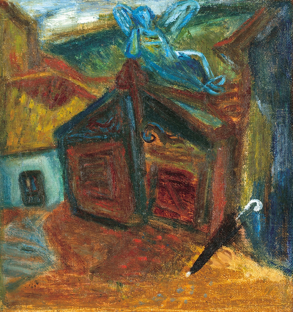Ámos Imre (1907-1944) Angyal a tetőn