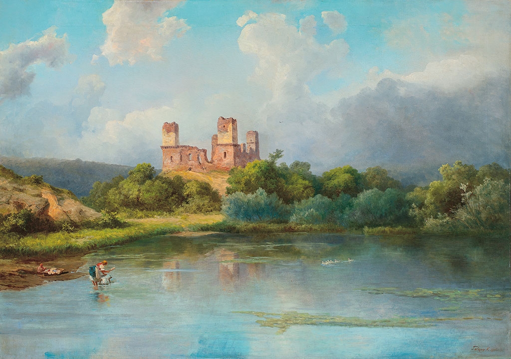 Telepy Károly (1828-1906) Castle in Diósgyőr, 1901