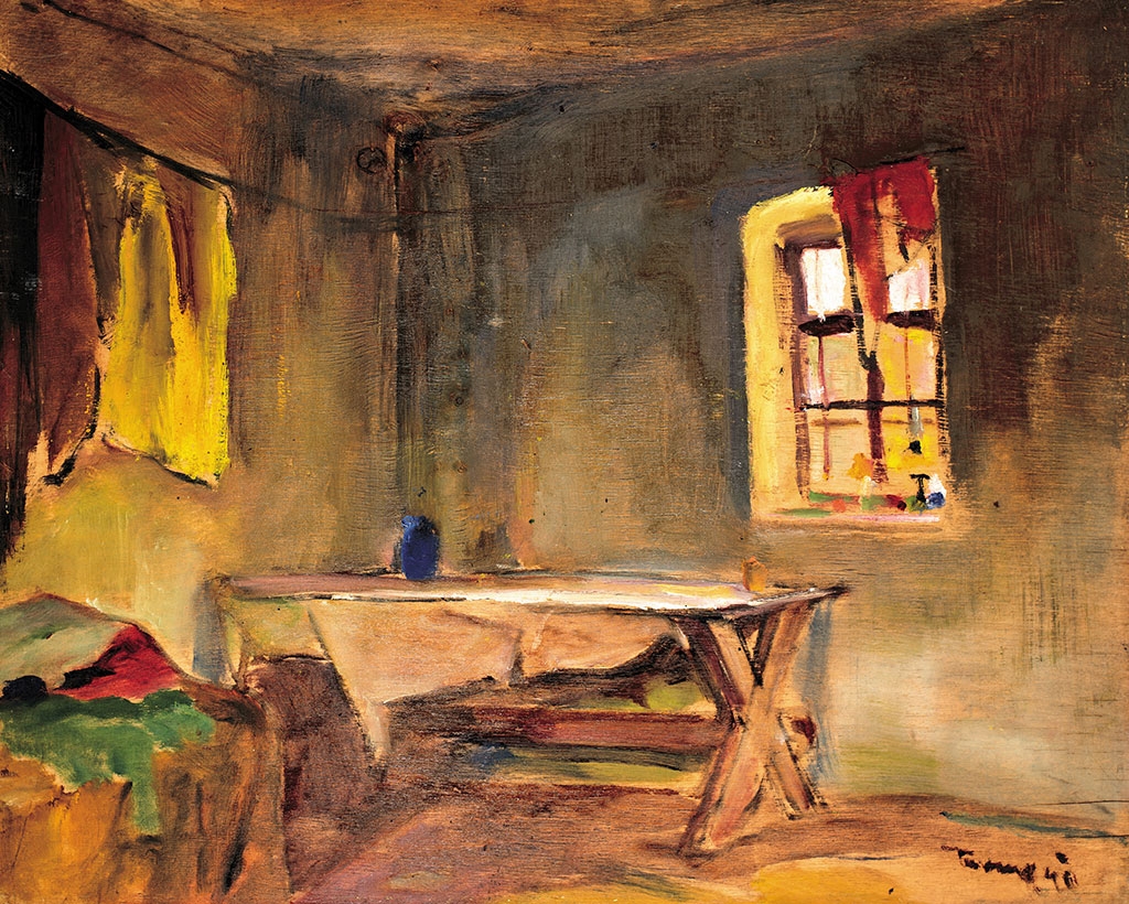 Tornyai János (1869-1936) Room in Szentendre