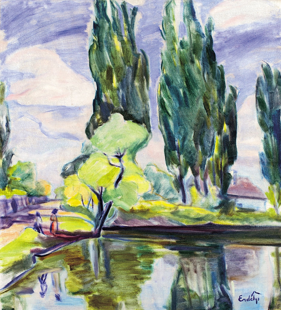 Erdélyi Béla (1891-1955) Trees by the pound