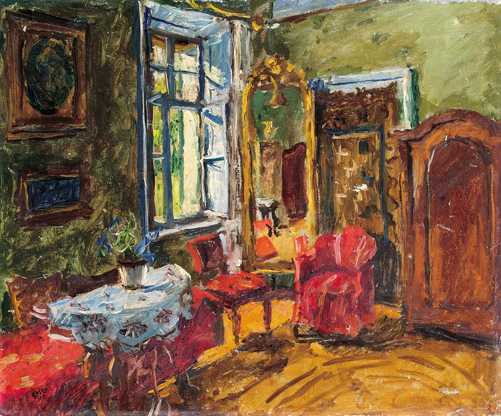 Basch Andor (1885-1944) Room interior, 1938