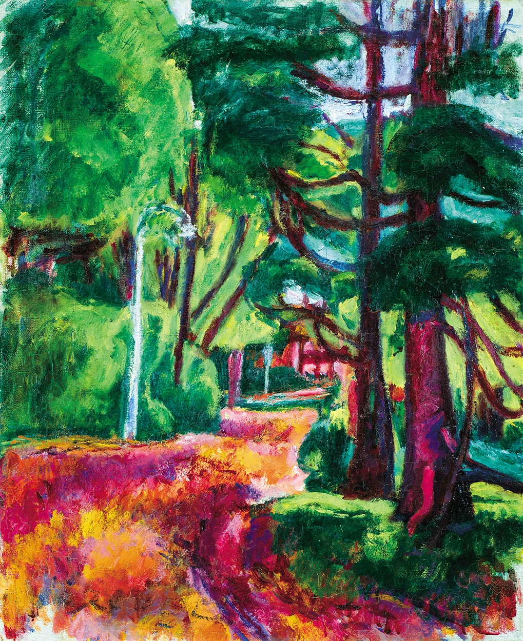 Czóbel Béla (1883-1976) Park (Montmerency), 1910