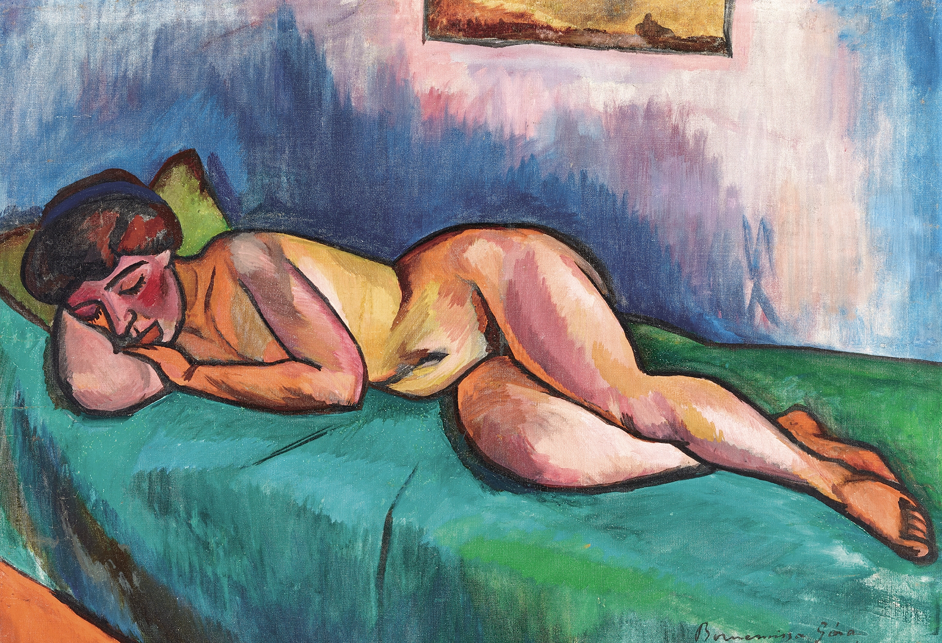 Bornemisza Géza (1884-1966) Lying Nude, 1913