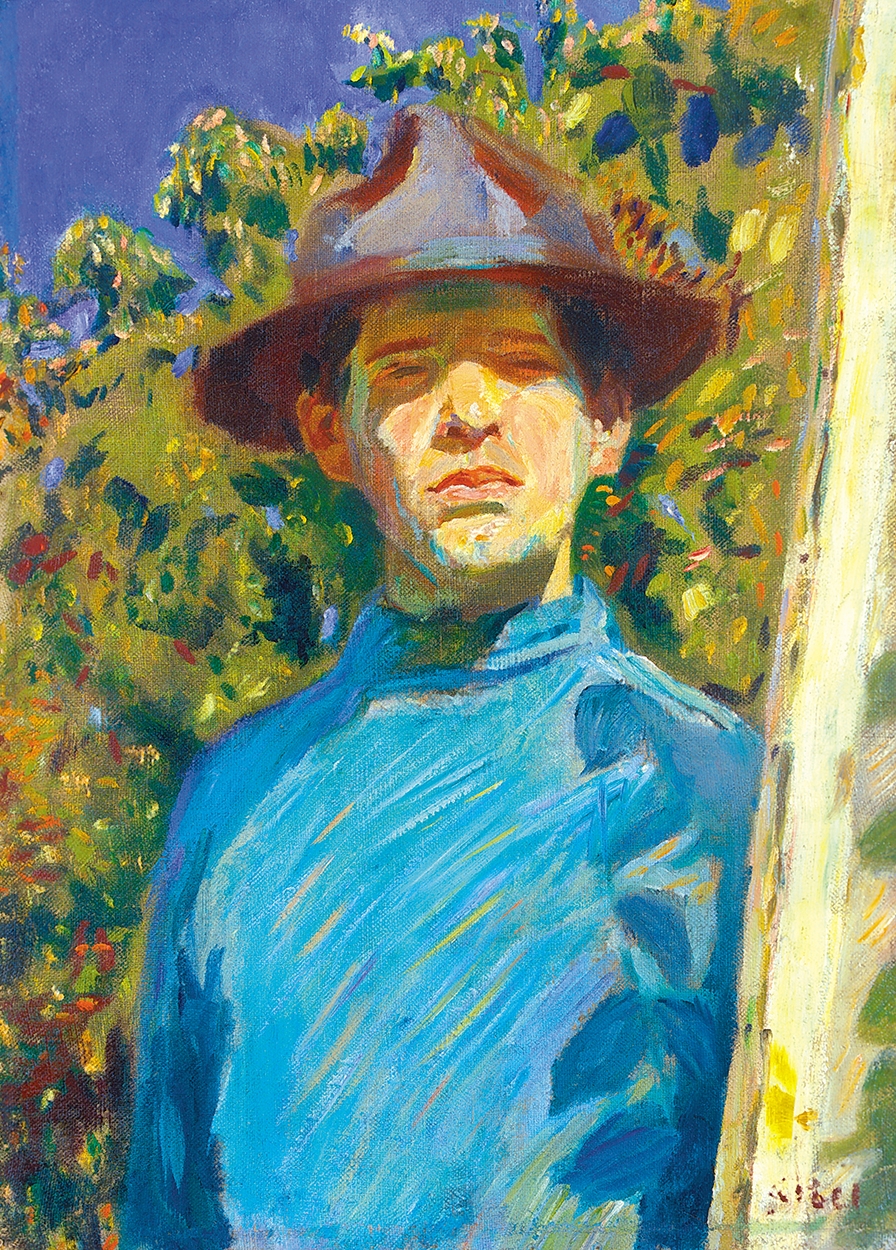 Czóbel Béla (1883-1976) Self-portrait with Hat, 1903