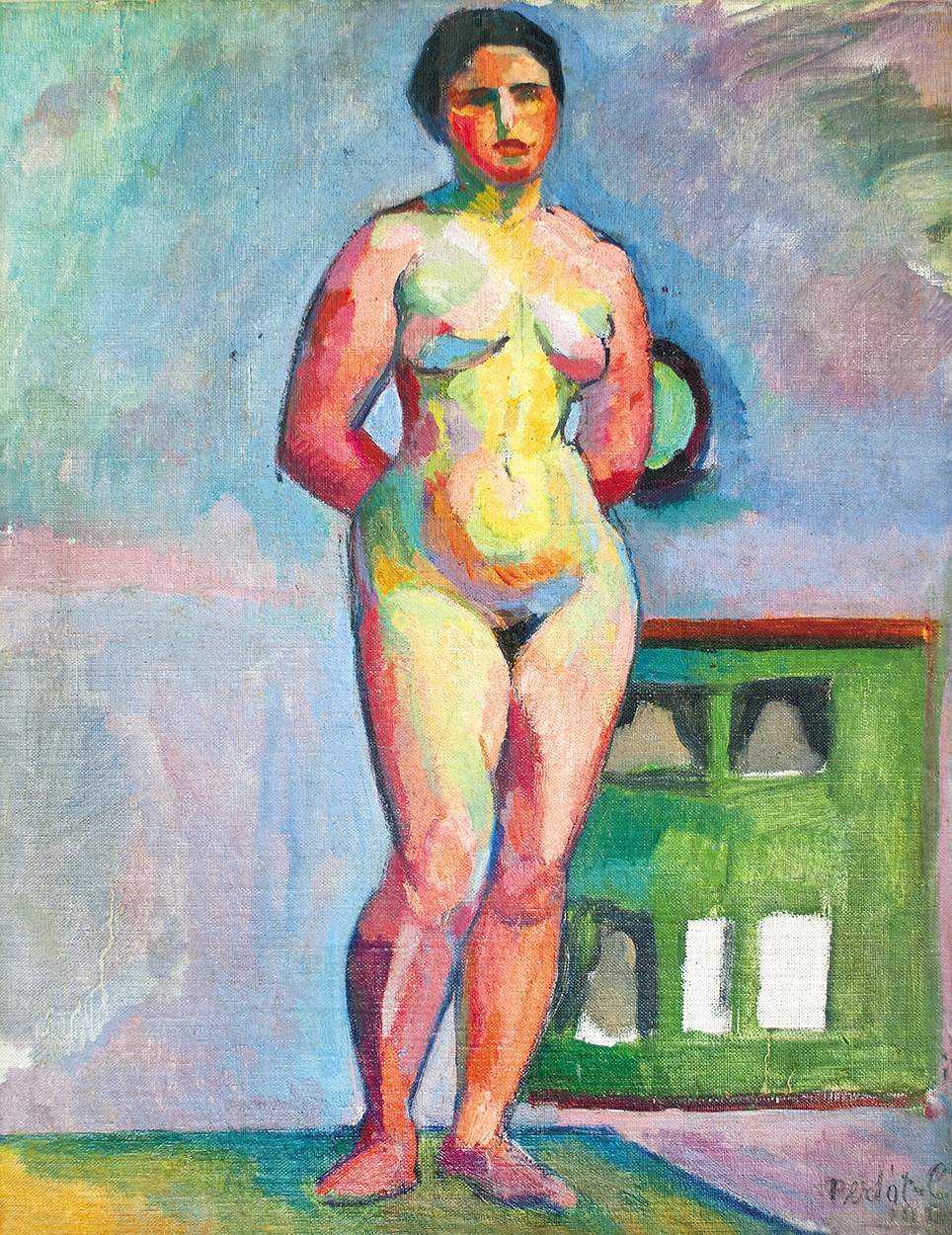 Perlrott-Csaba Vilmos (1880-1955) Woman Nude, around 1907