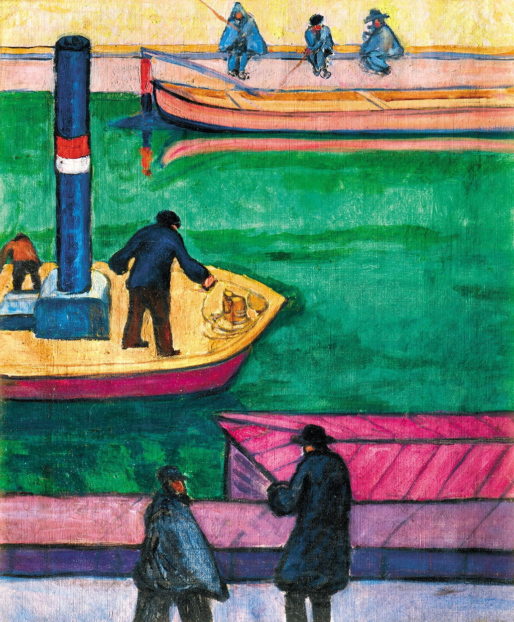Tihanyi Lajos (1885-1938) Boaters, 1909
