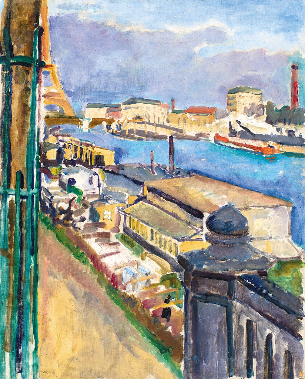 Mikola András (1884-1970) Párizsi részlet