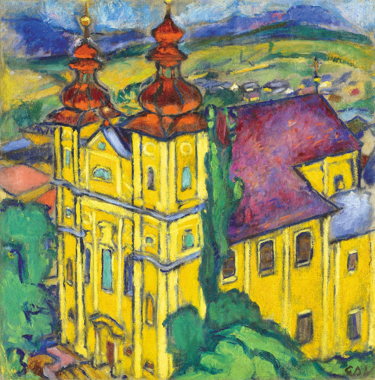 Dénes Valéria 1877-1915 A Szentháromság templom, 1908