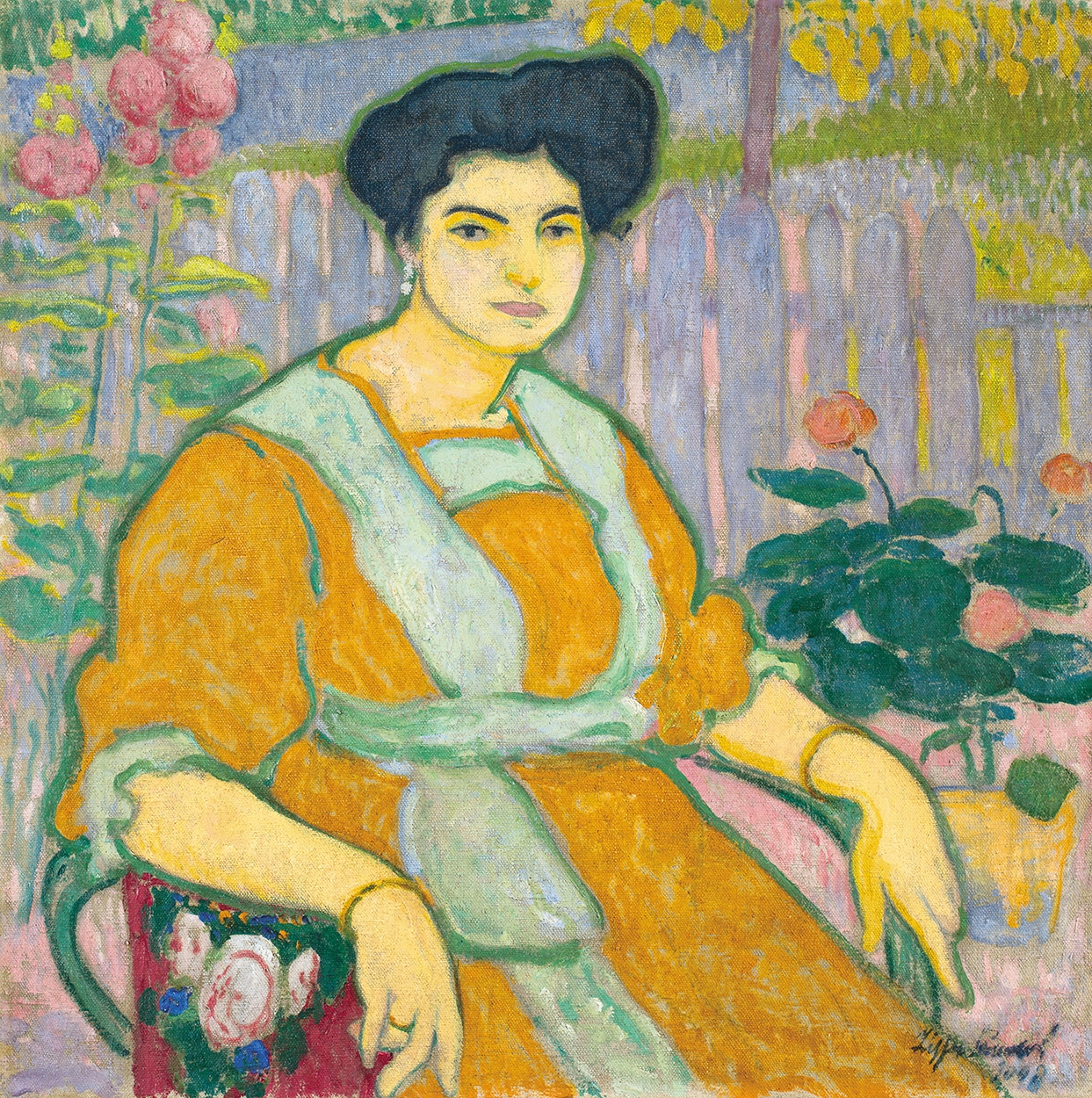 Ziffer Sándor (1880-1962) Karosszékben ülő nő, 1908