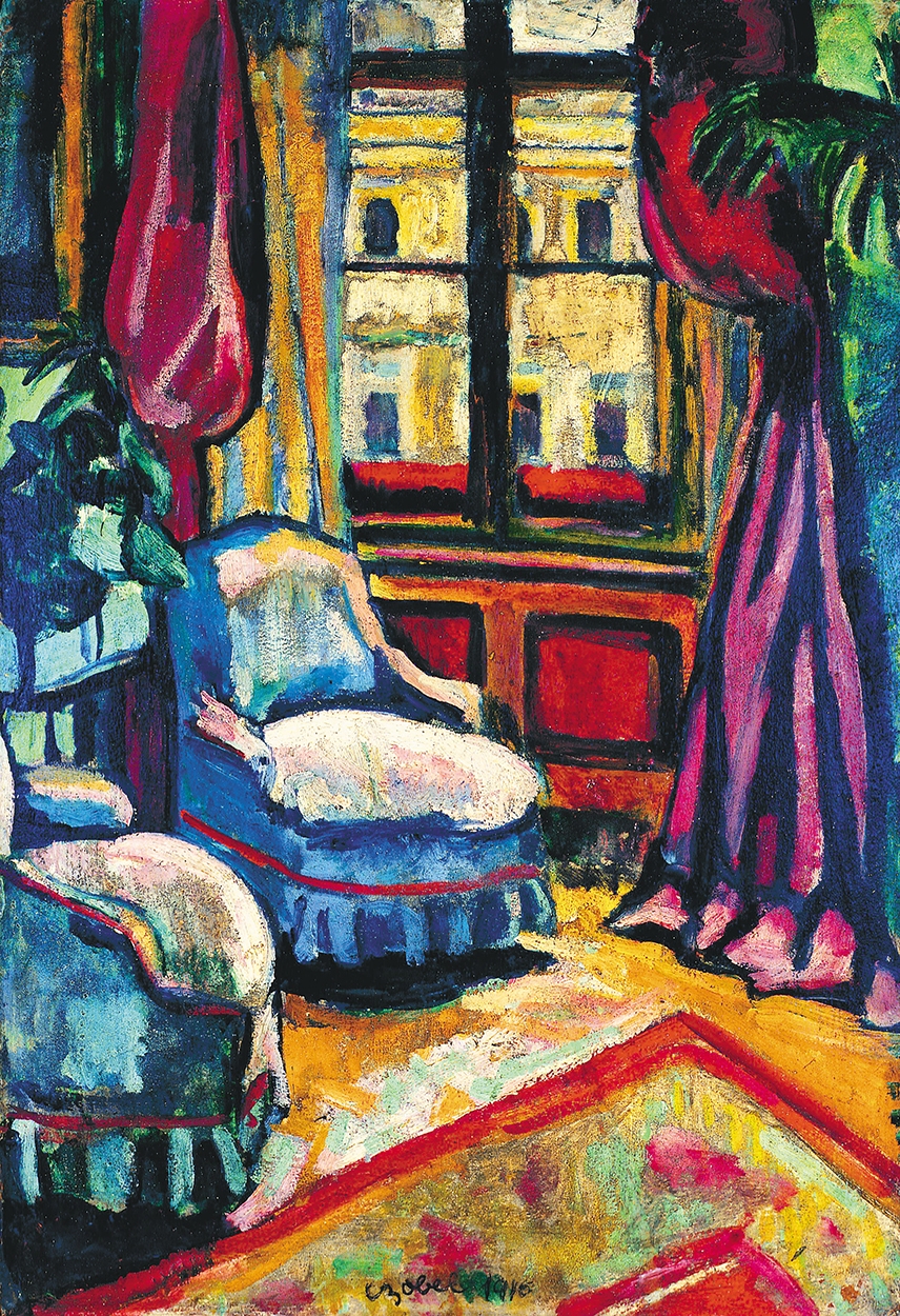 Czóbel Béla (1883-1976) Room Interior, 1910