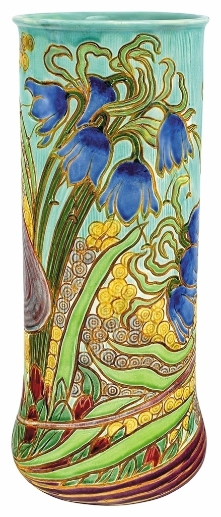Zsolnay Vase with flowery cut decor, Zsolnay, 1903
