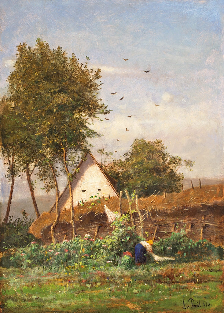 Paál László (1846-1879) End of the Village , 1870