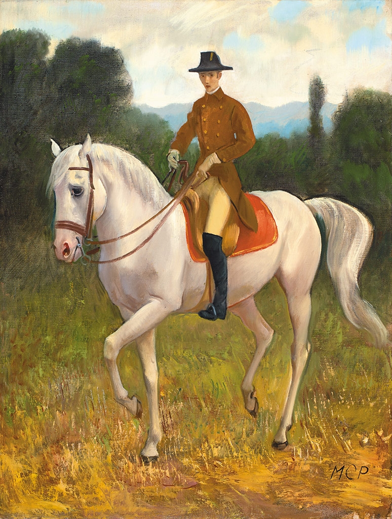Molnár C. Pál (1894-1981) Horse rider