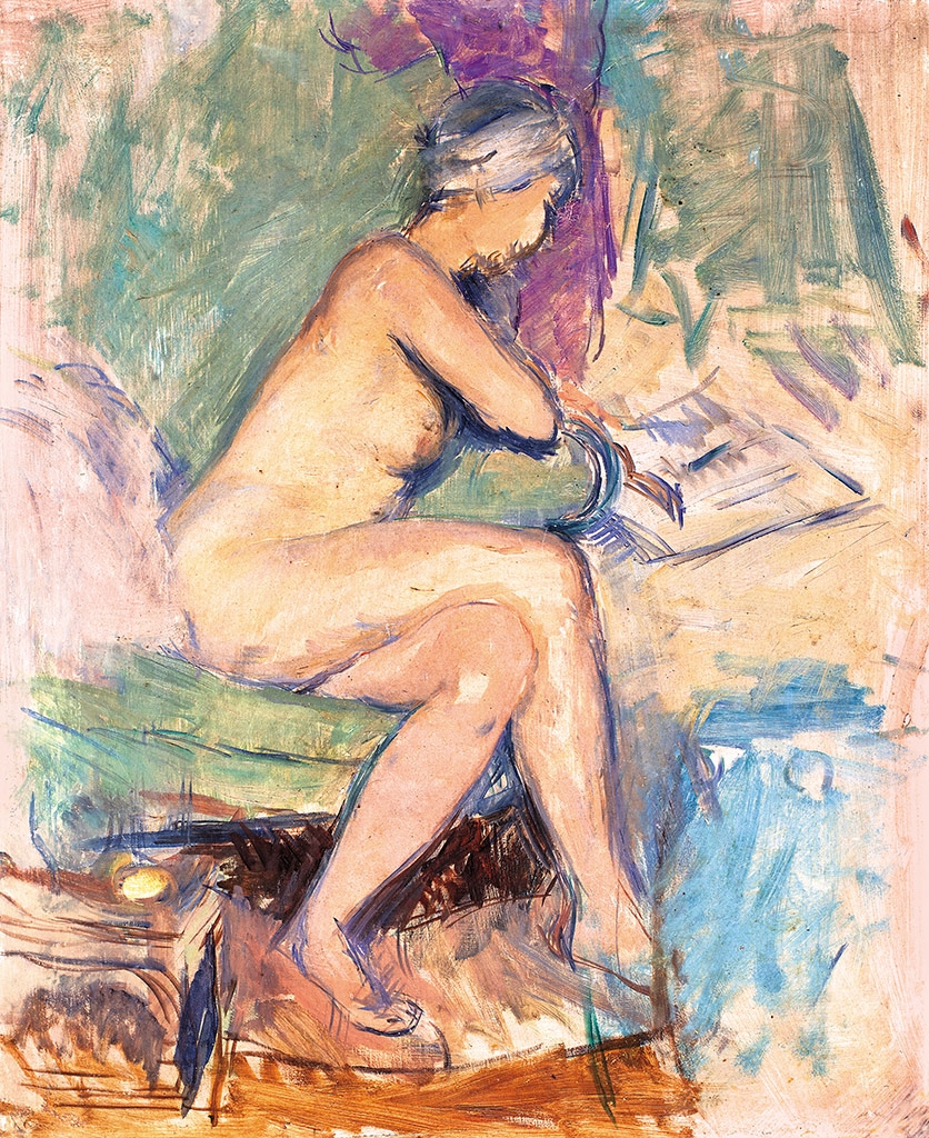 Mattyasovszky Zsolnay László (1885-1935) Female nude
