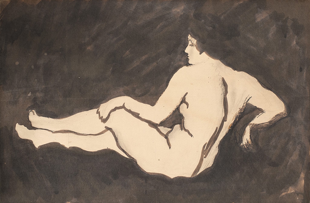Ferenczy Károly (1862-1917) Lying nude