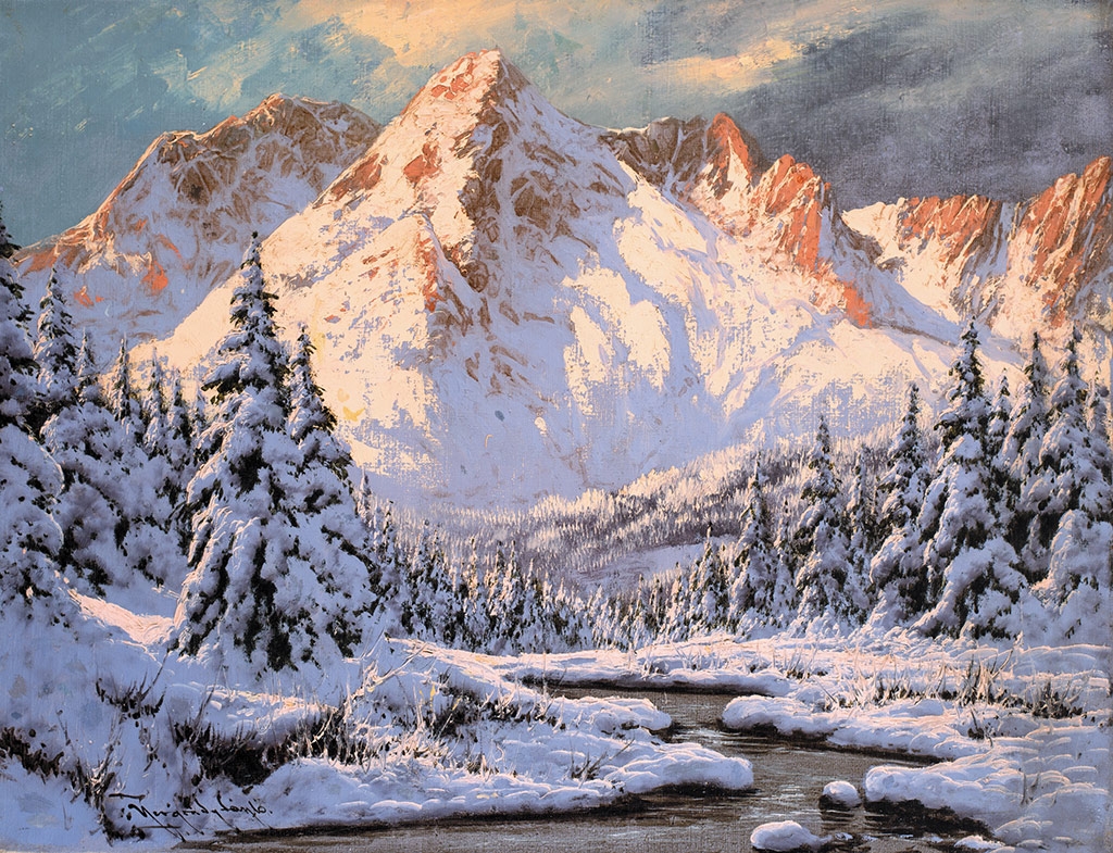 Neogrády László (1896-1962) Snowy Tatras