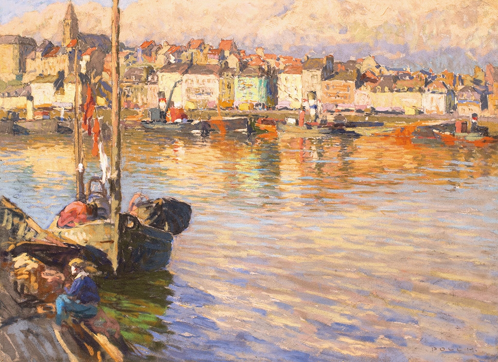 Poll Hugó (1867-1931) Harbour