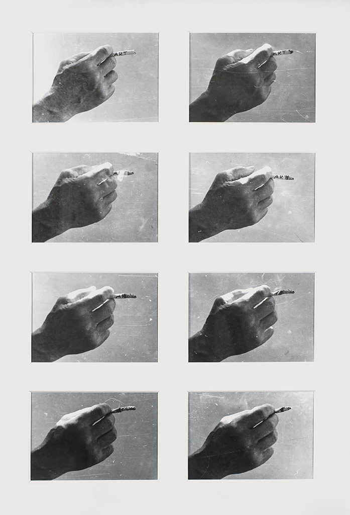 Szíjártó Kálmán 1946- Art gesture, 1973-74 (8 photos)
