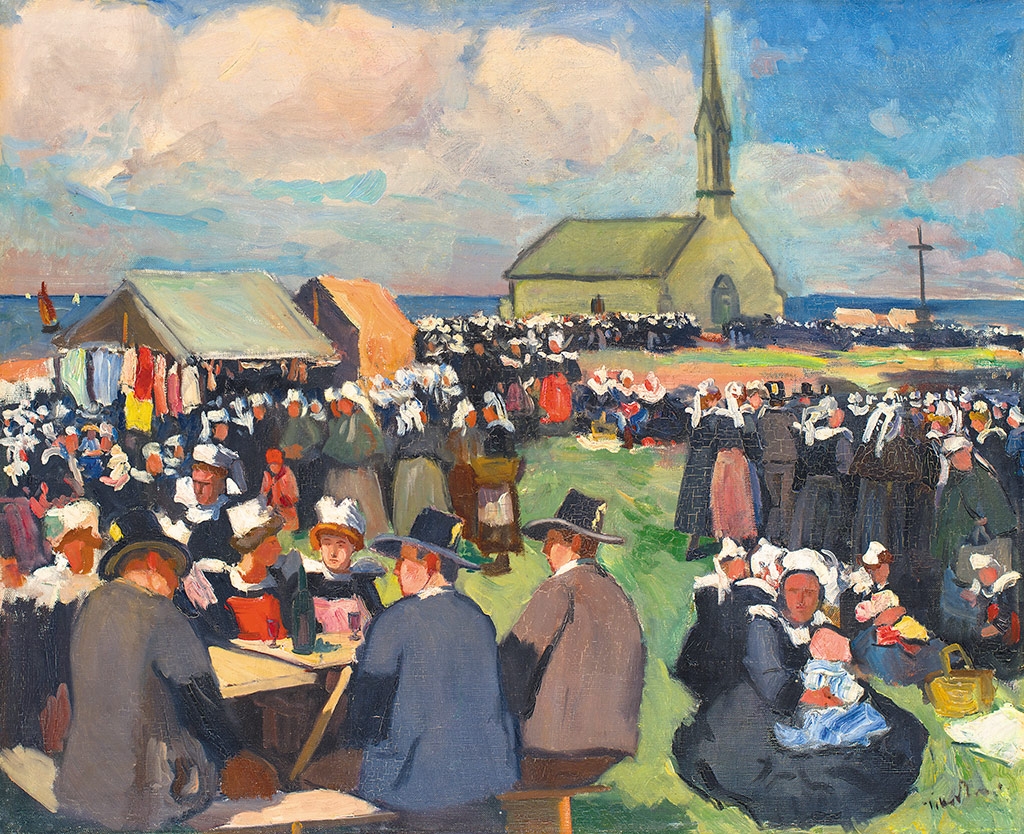 Tibor Ernő (1885-1945) Feast in Normandy