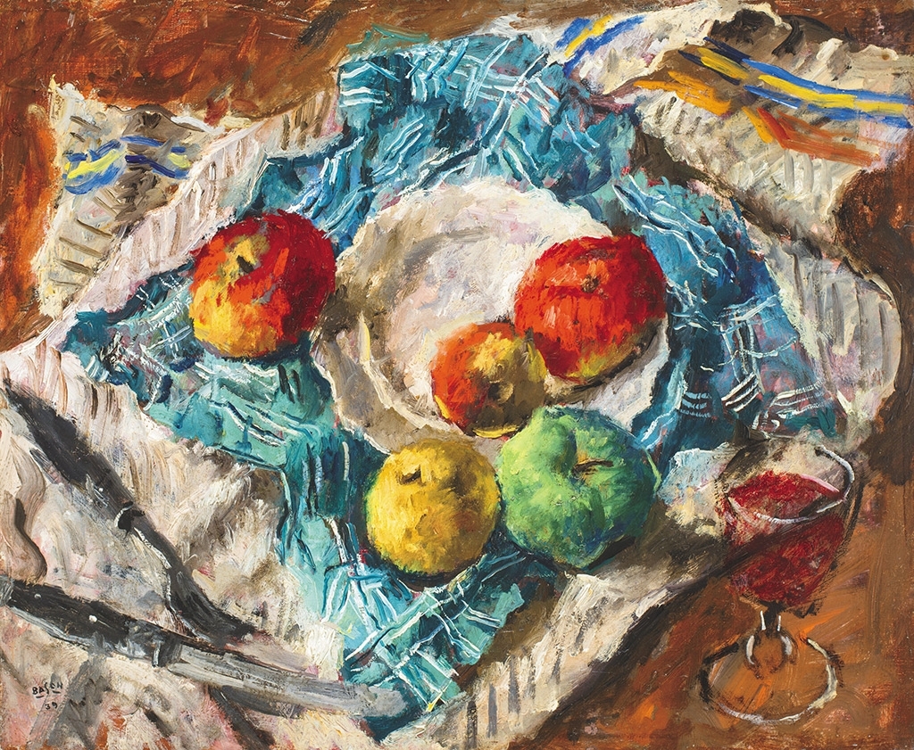 Basch Andor (1885-1944) Apples and Red wine, 1939