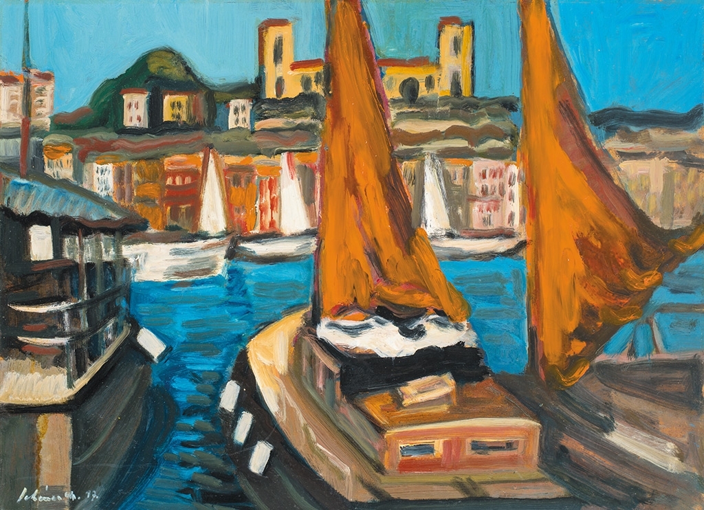Schéner Mihály (1923-2009) Côte d'Azur, 1997