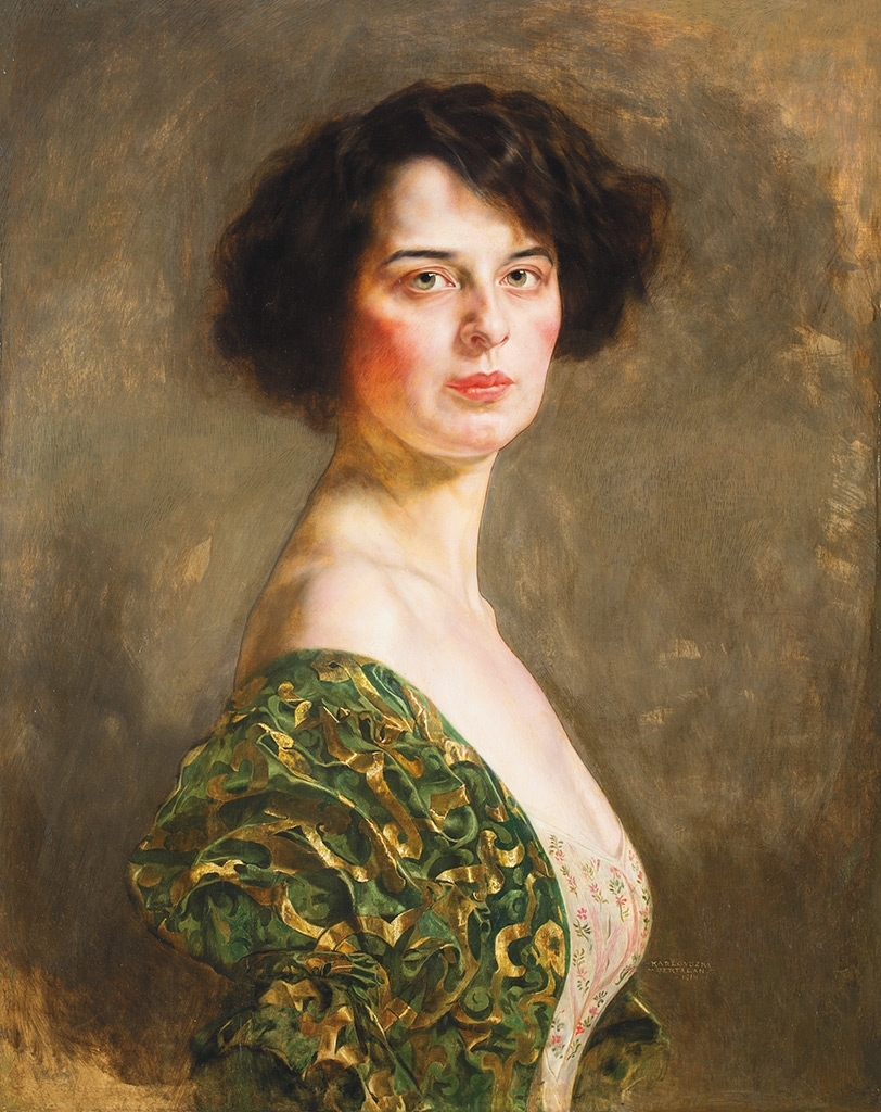 Karlovszky Bertalan (1858-1938) Andrássy Katinka portréja, 1914