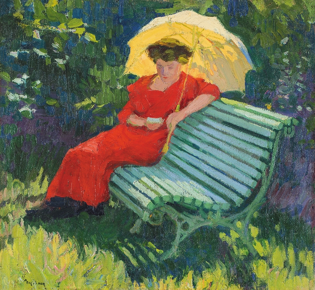 Nyilasy Sándor (1873-1934) Hölgy napernyővel