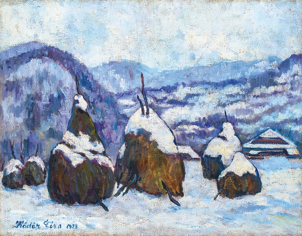 Kádár Géza (1878-1952) Winter land, 1928
