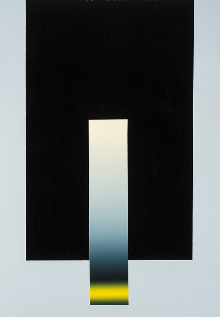 Hencze Tamás (1938-2018) Változó tér, 1976 (Hommage á Malevich)