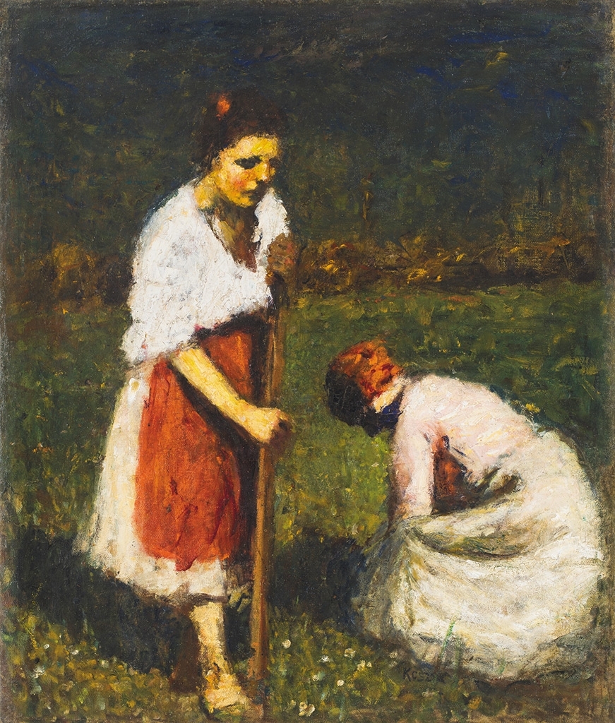 Koszta József (1861-1949) Mezőn (Dolgozó nők a mezőn), 1937 előtt