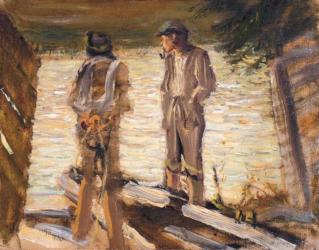 Mednyánszky László (1852-1919) Boatmen