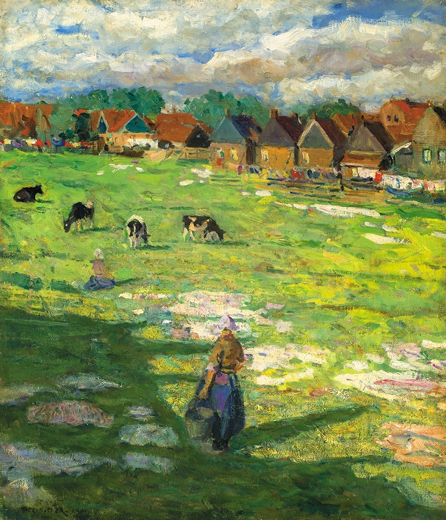 Perlmutter Izsák (1866-1932) Dutch Land, 1901