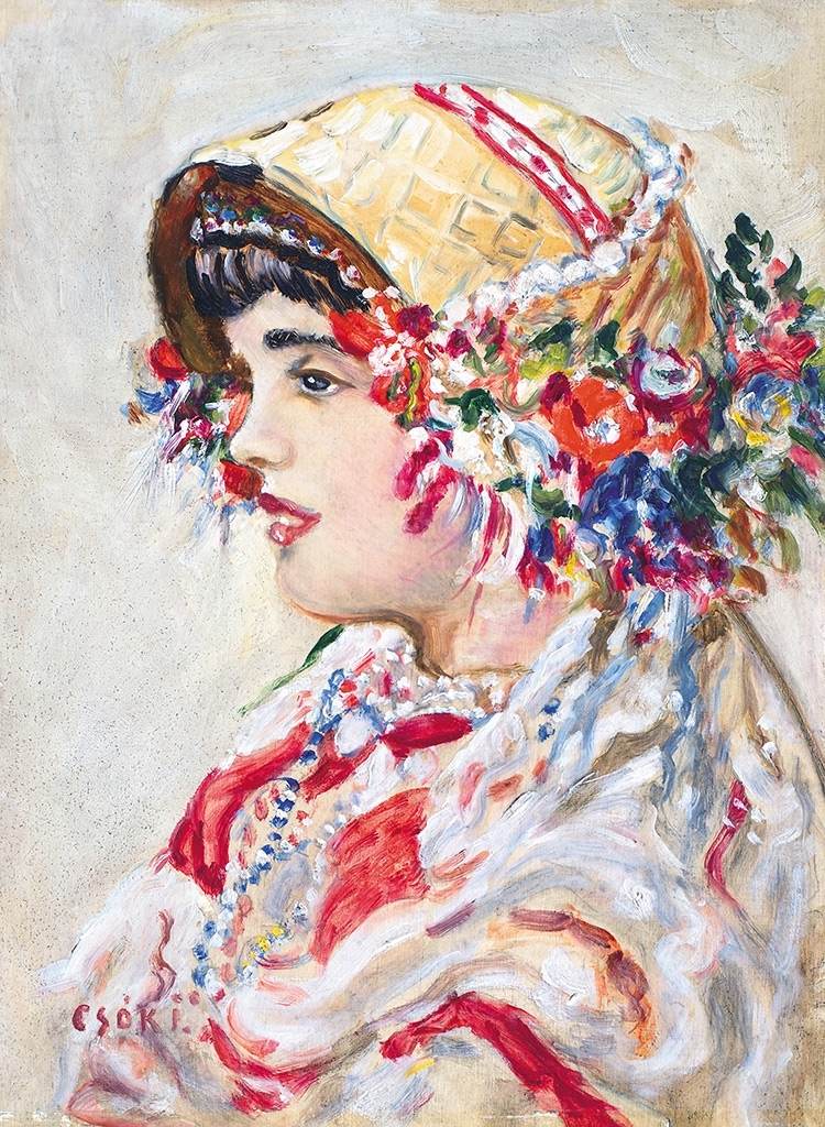 Csók István (1865-1961) Sokic girl