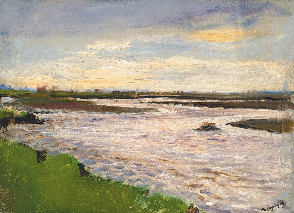 Mednyánszky László (1852-1919) River Vág
