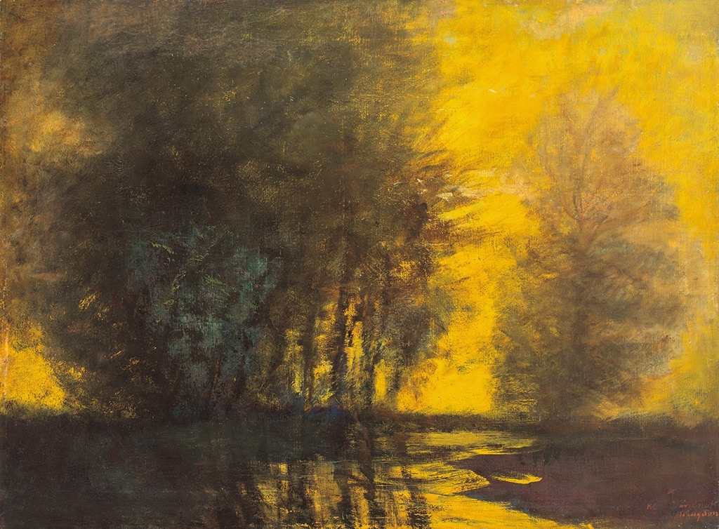 Mednyánszky László (1852-1919) Twilight, c. 1911-1913