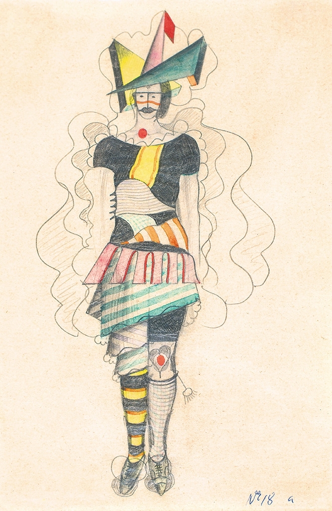 Weininger Andor 1899-1986 Bauhaus costume design, c. 1923-1925