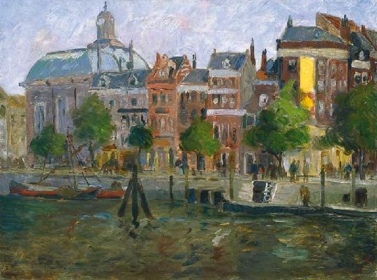 Déry Béla (1870-1932) Rotterdam, 1906