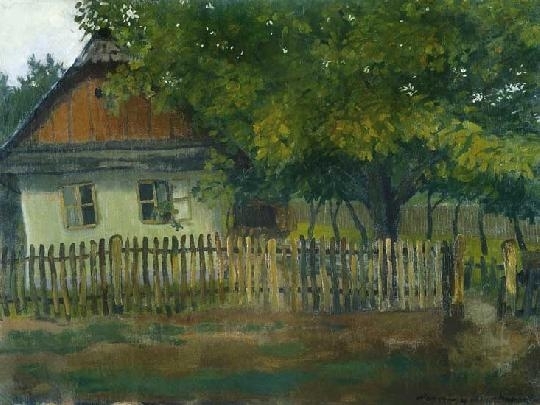 Huszár Vilmos (1884-1960) Nagybányai ház, 1904