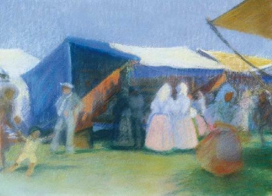 Poll Hugó (1867-1931) In the fair
