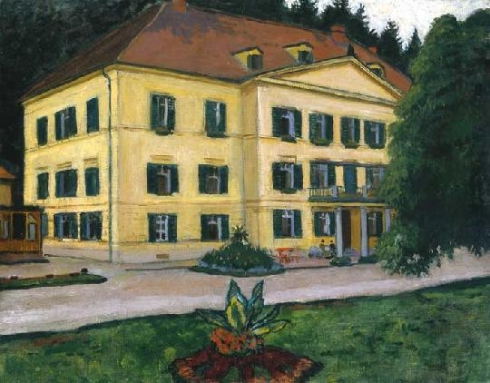 Pólya Tibor (1886-1937) Castle garden