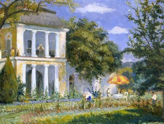 Boldizsár István (1897-1984) Garden