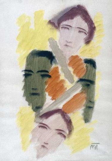Mattis Teutsch János (1884-1960) Three heads