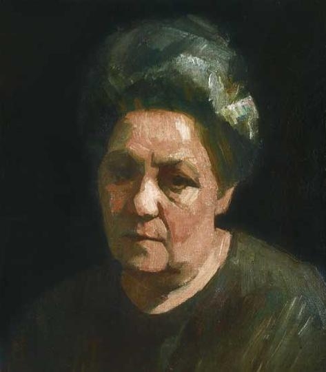Czigány Dezső (1883-1938) The mother of the painter, around 1910